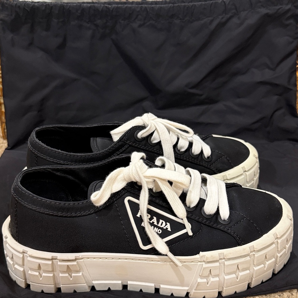 Prada Monochrome Chunky Sneakers - Picture 3 of 6